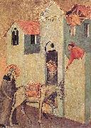 Pietro Lorenzetti Saint Humility Transports Bricks to the Monastery oil painting on canvas